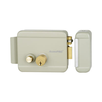 Cerradura Eléctrica con Botón de Salida/ Incluye Llave  / Exterior / Derecha — ACCESSPRO · SKU ACCESSRIMB