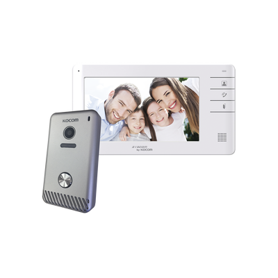 Kit de Videoportero 2da Generacion — KOCOM · SKU KCVS701EBC/KCS81MU