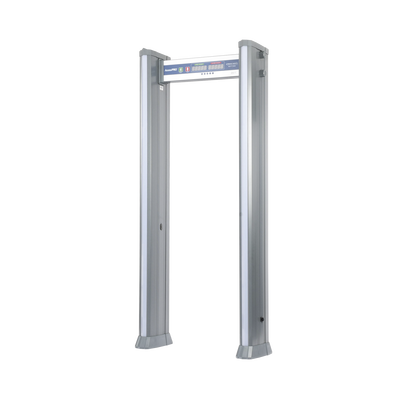 (100% EXTERIOR) Detector de Metales de 18 zonas/ Uso en Exterior/ Contador de Personas — ACCESSPRO · SKU APMESC18EXT2