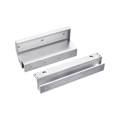 Montajes en U para puertas de Solo Cristal ( puerta y marco) para uso con Chapa Magnética MAG600NLED y MAG600NTLED — ACCESSPRO · SKU BU600NDLED
