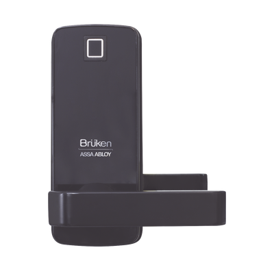 Cerrojo Electrónico con Manija y Lector de Huella/ Tarjeta para Puerta de Vidrio — BRUKEN ASSA ABLOY · SKU BRK3551