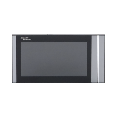 Monitor Analógico LCD de 7" 1080p (Full HD) a Color / Touch Screen / Soporta 2 Frentes de Calle y hasta 4 Monitores / Soporta Cámaras Analogicas (TURBOHD) para Tener Visión Adicional / Color Negro — KOCOM · SKU KCV-T701SMB