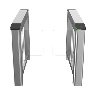 Kit de Torniquetes Swing IZQUIERDO y DERECHO / Bidireccional / Preparación para Instalar Terminal Facial con Montaje DS-KAB6ZU1 (No incluidos) / 3,000,000 MCBF / 4 Pares de IR / Carril de 90 cms — HIKVISION · SKU DS-K3B220LX-LR/PG-DP90