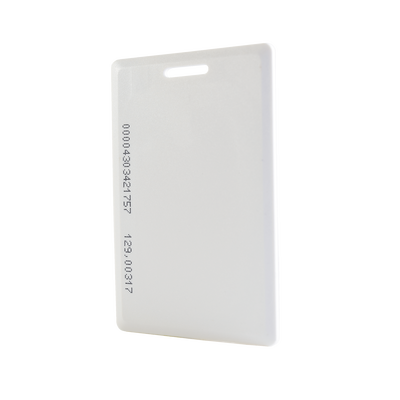 Tarjeta de proximidad estándar, perforada (gruesa), fabricada con el PVC más resistente de la industria — ROSSLARE SECURITY PRODUCTS · SKU ATR-14