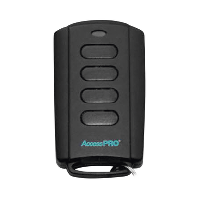Control Remoto Con Clip Visera Compatible Con Motores y Barreras AccessPRO / Receptores XB-REC2 y XB-REC3    — ACCESSPRO · SKU XB-T18-BC