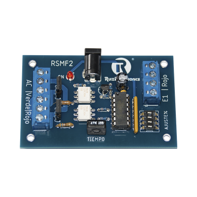 Tarjeta de Control para Semáforos tipo Aduana con opción siempre rojo — Ruiz Electronics · SKU RSMF2R