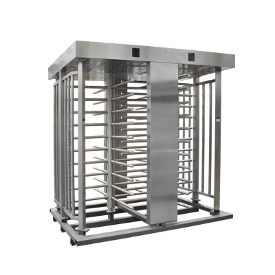 Torniquete Doble / Cuerpo Completo / Interior/Exterior / 100% Acero Inoxidable / Acabado de Lujo / Alto Tráfico — ACCESSPRO · SKU XT-200