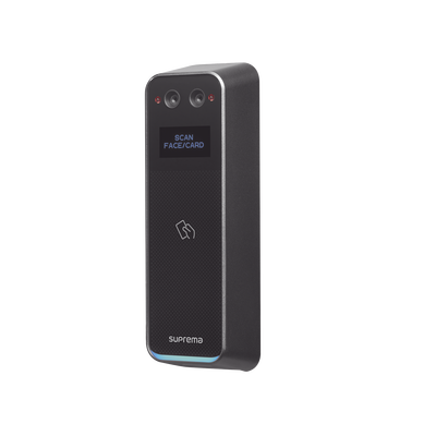 Lector Biométrico Facial (BEW3) / lector de tarjetas Prox EM, mifare, Tarjetas Virtuales por Bluetooth / con protección IP67, IK08 — SUPREMA · SKU BEW3-DB