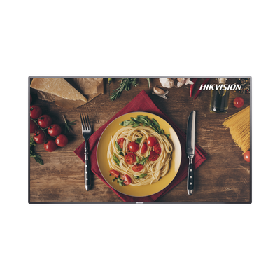 Pantalla LED de 55" para Publicidad Digital / Programación de Horarios / Contenido Personalizado / Sistema Operativo Android / 2 Entradas USB / WiFi — HIKVISION · SKU DS-D6055UN-B(IN)