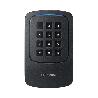 Lector Esclavo de Tarjetas con teclado de uso en exterior,  Multitecnolgia, NFC y Bluetooth — SUPREMA · SKU XPD2GKDB