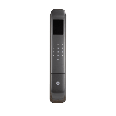 Cerradura Digital Cornelius / Reconocimiento Facial 3D / Sensor de Huella con IA / Capacidad de 100 Huellas, 20 Face ID, 100 Tarjetas MIFARE / Doble Verificación / Bloqueo Automático / Modo Niños / IP54 / Aleación de Aluminio — YALE-ASSA ABLOY · SKU MX83424