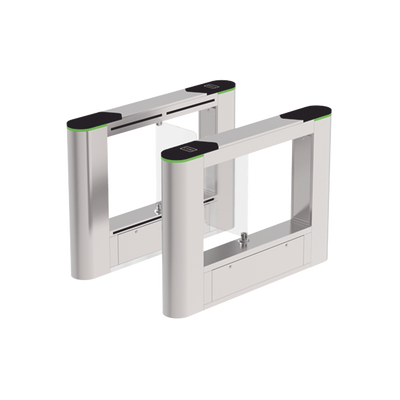 Barrera Abatible para un carril de acceso peatonal con cubiertas intercambiables — ZKTECO · SKU SBTL6000