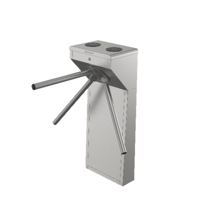 Torniquete Trípode Bidireccional de Acero Inoxidable SUS304 / 2 Millones MCBF  / Apertura en Caso de Emergencia / Integrable con cualquier Sistema de Control de Acceso / Indicadores LED de Entrada-Salida  — HIKVISION · SKU DS-K3G200LX-R/DM55