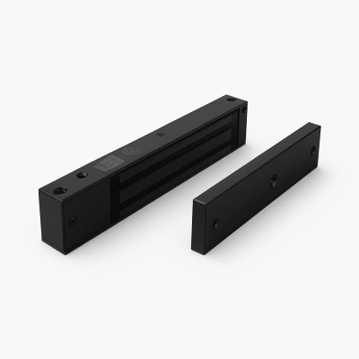 Chapa magnética de 350 lbs / Con LED indicador / Para uso en interior — ACCESSPRO · SKU MAG350NLEDB