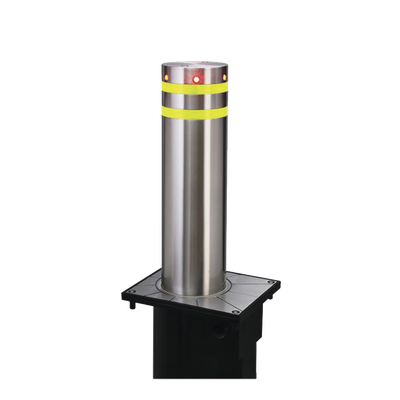 Pilona o Bolardo Neumático / 100% Acero Inoxidable / Alta Velocidad / 275MM Diámetro / Acabado de Lujo — ACCESSPRO · SKU XB-275