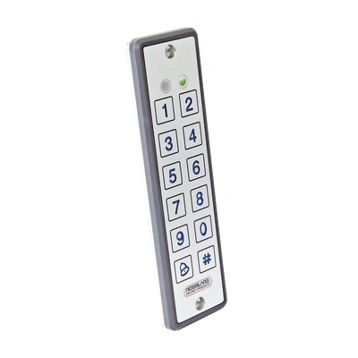 Lector ultra delgado de proximidad con teclado, capacidad de lectura de tarjetas  de proximidad de 125 Khz (tipo EM y HID) — ROSSLARE SECURITY PRODUCTS · SKU EY-C60N