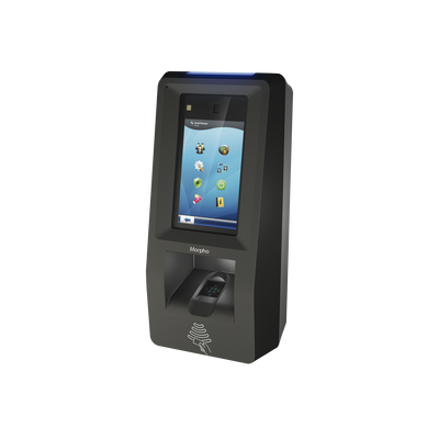 Lector de Huellas Serie Sigma Extreme MULTI-FFD con lector Mifare   PoE, IP65, IK09 aprobado por FBI — IDEMIA (MORPHO) · SKU 293701737