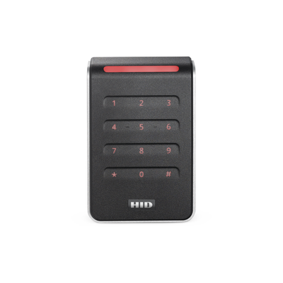 Lector R40 con TECLADO SIGNO Estandar  Multitecnologia/ 40KTKS-00-000000/ Garantia de Por Vida/ Termina Strip/Wiegand & OSDP — HID · SKU RS40KFT