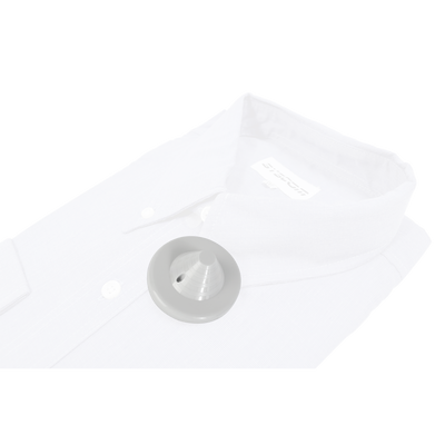 Paquete 100 pzas Tags / Para Ropa / Tipo Mini UFO / Gris Claro — Century · SKU T004