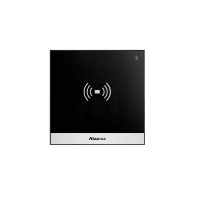 Terminal de Control de Acceso + Bracket de Instalación / Administración 100% en la Nube / Interfaz WEB / POE / Lector Prox EM y MIFARE / NFC / Bluetooth / APP Smart Plus / Control de 1 Puerta / IP65 / IK07 — AKUVOX · SKU A03SKIT