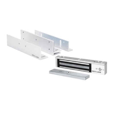 Kit Para Control de Acceso Incluye Chapa Magnética de 600 Lbs / Montaje En Z y L /  Uso Interior / Certificación UL / Color Plata — ENFORCER SECOLARM · SKU E941SA600PQ/KITZ