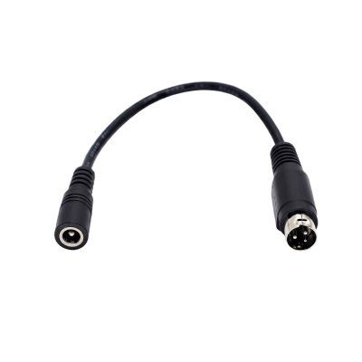 Adaptador de Corriente DC Jack 5.5mm x 2.1mm a Mini-DIN de 3 Pines — SYSCOM PARTS · SKU PL3DIN