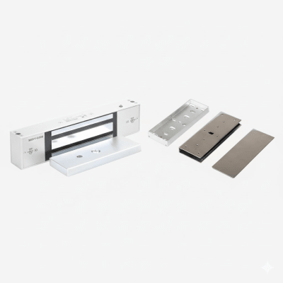 Kit Para Control de Acceso Incluye Chapa Magnética de 1200 Lbs / Montaje En "U" Para Puerta de Cristal /  Uso Interior / Certificación UL — ENFORCER SECOLARM · SKU E941SA1K2PQ/KITU