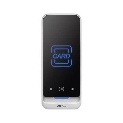 Lector Wiegand de Código QR y Proximidad / IP65 / Carcasa Metálica / QR Dinámico / RS485 OSDP — ZKTECO · SKU QR600VE