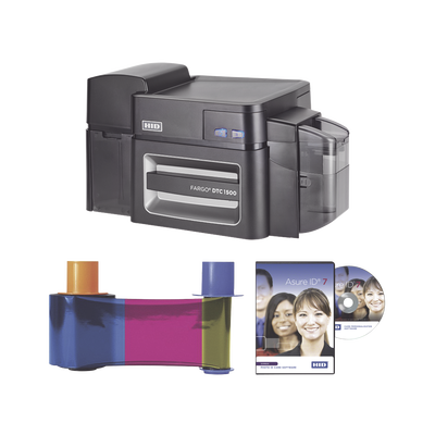 Kit de Impresora Profesional de Doble Cara DTC1500/ Borrado información/ Marca de Agua/ Incluye Ribbon y Software — HID · SKU 50616