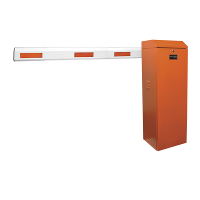 Kit de Barrera Vehicular Izquierda Color Naranja y Brazo de 3 m  — ACCESSPRO · SKU KIT-XBF-LNB