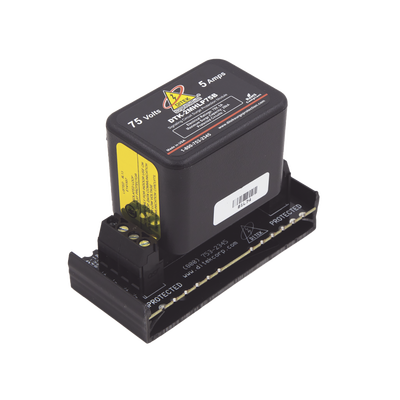 Protector Modular 75 V / 2 Pares / Base Desmontable / Snap-Track / Voz Datos y Señalización — DITEK · SKU DTK-2MHLP75BWB
