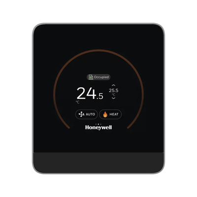 Módulo de pared con sensores de temperatura y humedad TR100 — HONEYWELL BMS · SKU TR100-TH-G