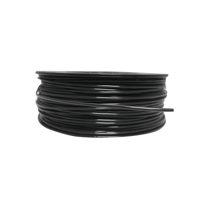 Bobina de 152 Metros de Cable Detector de Calor, Temperatura Fija 68 grados Celsius, Recubrimiento de Nylon Negro para Aplicaciones en Exterior, con Guía Acerada — SAFE FIRE DETECTION INC. · SKU TC-155NG-500