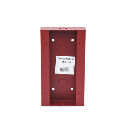 Caja de Montaje para Estación de Emergencia BG-12LRA y NBG-12LRA — FIRE-LITE · SKU SBA-10