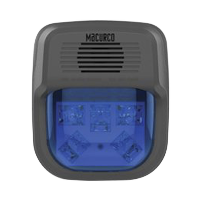 Sirena Estrobo Color Azul Para Paneles y Detectores Macurco — MACURCO - AERIONICS · SKU HS-B-HORN