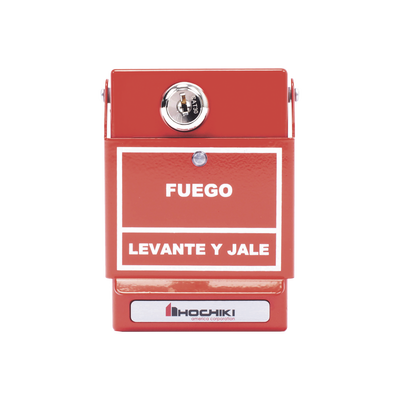 Estación Manual Direccionable De Doble Acción, En Español, Con Llave (0600-01570) — HOCHIKI · SKU DCP-AMS-KL-LP/S