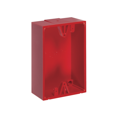 Caja trasera de montaje color rojo para estaciones de parada STOPPER — STI · SKU KIT-71100A-R