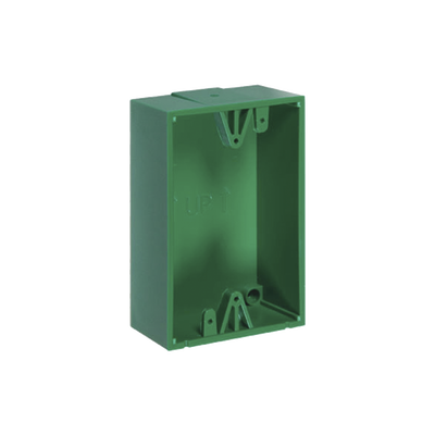 Caja trasera de montaje color verde para estaciones de parada STOPPER — STI · SKU KIT-71100A-G