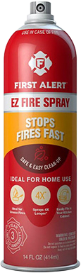 EXTINTOR PORTATIL / SPRAY 100 ML / AGENTE EXTINTOR DIPOTASICO / USO MULTIPLE / GASES BAJO PRESION — FIRST ALERT · SKU AF400