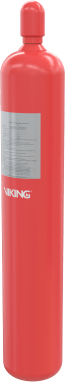Cilindro de Agente Extintor de Gas Inerte Oxeo | Nitrógeno 80L  2901 PSI | Sistema de Extinción Oxeo — VIKING · SKU 4001044