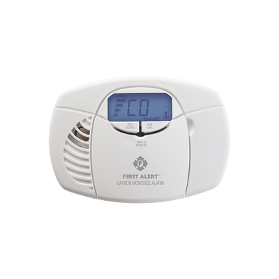 Alarma de monóxido de carbono (CO) operada por baterías con display digital — FIRST ALERT · SKU 1039727