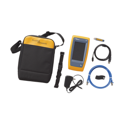 Calificador de Red LinkIQ, Para Verificar Rendimiento de Cableado Hasta 10Gbps Basado en Frecuencia, con Pantalla Multitáctil a Color — FLUKE NETWORKS · SKU LIQ-100