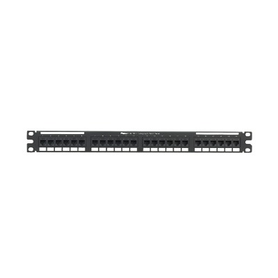 Panel de Parcheo de Impacto 110, Plano, Categoría 6, de 24 Puertos, 1UR — PANDUIT · SKU NK6PPG24Y