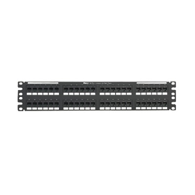 Panel de Parcheo de Impacto 110, Plano, Categoría 6, de 48 Puertos, 2UR — PANDUIT · SKU NK6PPG48Y