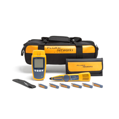 Kit Profesional de Verificador de Red MicroScanner PoE, para Comprobación de Redes de Voz, Datos, Video y PoE 802.3af, at, bt y UPOE, con Pantalla LCD Retroiluminada — FLUKE NETWORKS · SKU MS-POE-KIT