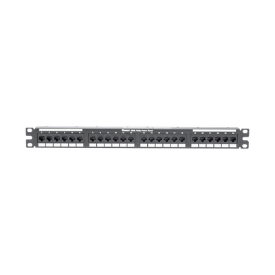 Panel de Parcheo de Impacto (110), Plano, Categoría 6A, de 24 Puertos, 1UR — PANDUIT · SKU DP246X88TGY