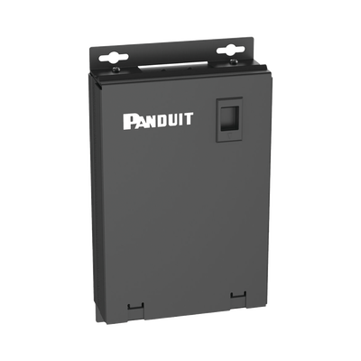 Punto de Consolidación de 12 Puertos Mini-Com, Instalación en Piso, Pared o Techo, Fabricado en Acero, Color Negro — PANDUIT · SKU CPB12BL