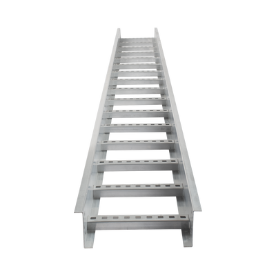 Escalera de Aluminio Portacables / Perfil Z / Peralte 3 1/4" /Paso 9" / Ancho 6" / 3.66 metros / Capacidad Máx. 137 Cables / Incluye Cople Union y Tornillería — CHAROFIL · SKU CH-E89PX6AK