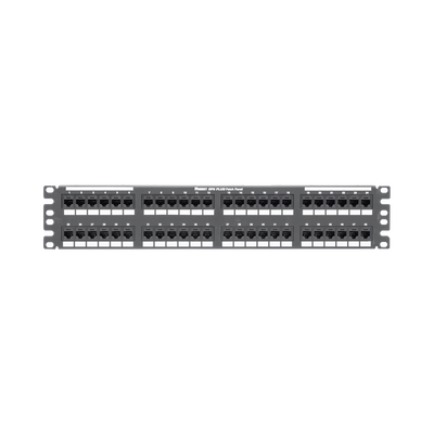Panel de Parcheo de Impacto (110), Plano, Categoría 6, de 48 Puertos, 2UR — PANDUIT · SKU DP48688TGY
