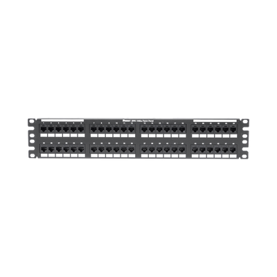 Panel de Parcheo de Impacto (110), Plano, Categoría 6A, de 48 Puertos, 2UR — PANDUIT · SKU DP486X88TGY